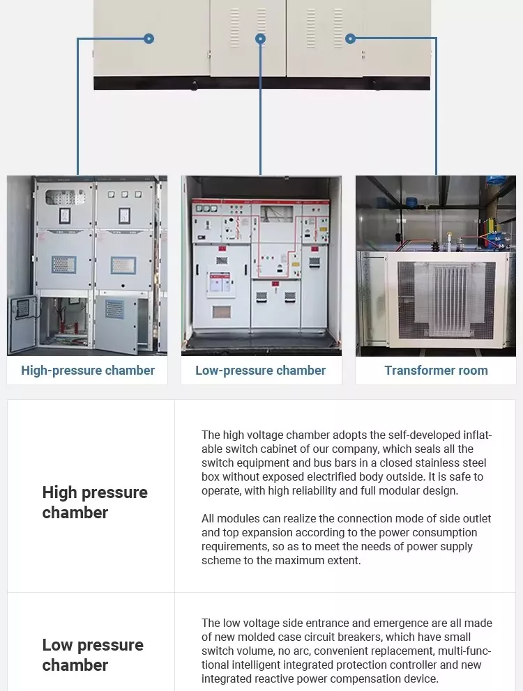 American Type Outdoor High Voltage Electrical Substation